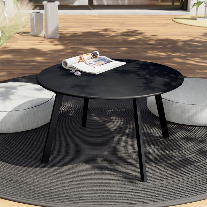 Latitude Run® Metal Outdoor Coffee Table & Reviews Wayfair